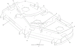 DECK DECAL ASSEMBLY NO. 127-6796