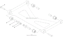 DECK STRUT ASSEMBLY NO. 126-8365