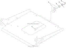 SEAT PAN AND LATCH ASSEMBLY NO. 126-7309