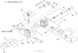 HYDRAULIC PUMP ASSEMBLY NO. 119-0176