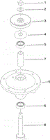 SPINDLE ASSEMBLY NO. 117-7635