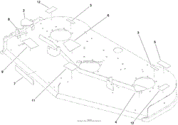 DECK ASSEMBLY NO. 117-0501