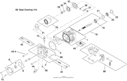 HYDRAULIC PUMP ASSEMBLY NO. 117-3597