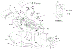 52 INCH DECK ASSEMBLY