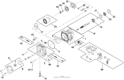 HYDRAULIC PUMP ASSEMBLY NO. 117-3597