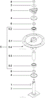 SPINDLE ASSEMBLY NO. 107-8504