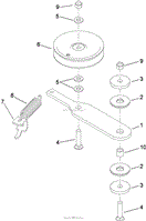 SPRING IDLER ASSEMBLY NO. 117-0445