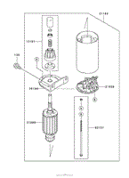 STARTER ASSEMBLY KAWASAKI FH580V AS30