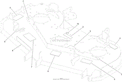 DECK DECAL ASSEMBLY NO. 131-7677