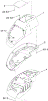 RH CONSOLE ASSEMBLY NO. 115-7400