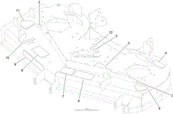 DECK DECAL ASSEMBLY NO. 112-4190