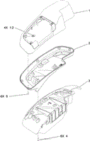 RH CONSOLE ASSEMBLY NO. 115-7402