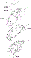 RH CONSOLE ASSEMBLY NO. 115-7400