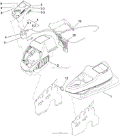 FENDER, CONSOLE AND CONTROL ASSEMBLY