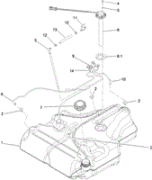 FUEL TANK ASSEMBLY NO. 109-9357