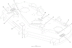 DECK DECAL ASSEMBLY NO. 114-5815