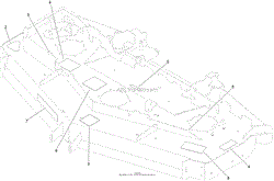 DECK DECAL ASSEMBLY NO. 125-9307