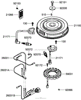 ELECTRIC EQUIPMENT ASSEMBLY KAWASAKI FX801V-AS04