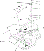 FUEL TANK ASSEMBLY NO. 109-9357