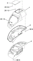 RH CONSOLE ASSEMBLY NO. 115-7400