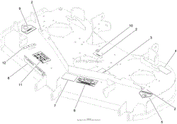 DECK DECAL ASSEMBLY NO. 114-5810