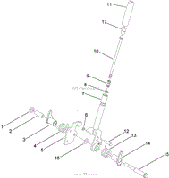 BRAKE HANDLE ASSEMBLY NO. 116-1878