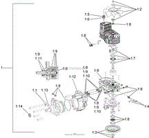 RH HYDRO ASSEMBLY NO. 116-1383