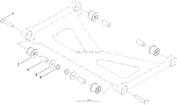 DECK STRUT ASSEMBLY NO. 126-8365