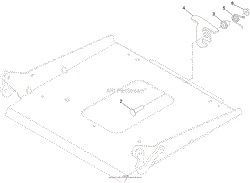 SEAT PAN AND LATCH ASSEMBLY NO. 126-7309