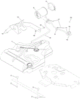 FUEL TANK MOUNTING ASSEMBLY