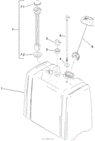 FUEL TANK ASSEMBLY NO. 117-8455