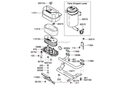 AIR FILTER AND MUFFLER ASSEMBLY