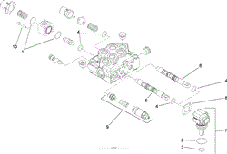 HYDRAULIC VALVE ASSEMBLY NO. 115-1201