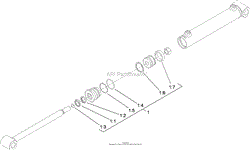 HYDRAULIC CYLINDER ASSEMBLY NO. 112-2602