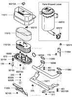 AIR FILTER AND MUFFLER ASSEMBLY