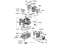 CYLINDER AND CRANKCASE ASSEMBLY