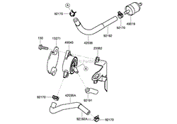 FUEL TANK AND VALVE ASSEMBLY