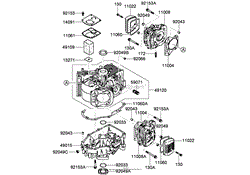 CYLINDER AND CRANKCASE ASSEMBLY