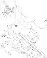 3 SPOOL VALVE HYDRAULIC PLUMBING ASSEMBLY