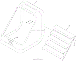 REAR HOOD ASSEMBLY NO. AU118302