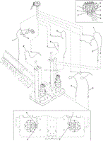 THRUST FRAME HYDRAULIC HOSE ASSEMBLY NO. 1