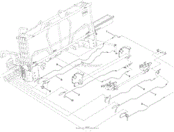 THRUST FRAME HYDRAULIC HOSE ASSEMBLY NO. 4