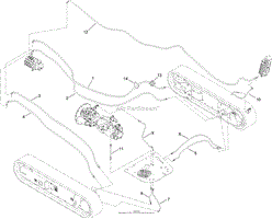 TRACK POD HYDRAULIC PLUMBING ASSEMBLY