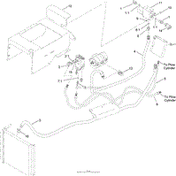 3 WAY PLOW AND HOSE ASSEMBLY