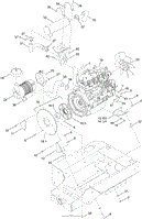 ENGINE, AIR CLEANER AND EXHAUST ASSEMBLY