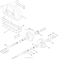 GEAR CASE ASSEMBLY NO. AUH530204