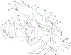 PLOW FRAME, BLADE MOUNTING AND TRANSMISSION ASSEMBLY