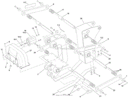 PLOW FRAME, BLADE MOUNTING AND  TRANSMISSION ASSEMBLY