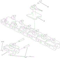 4 INCH X 36 INCH ALLIGATOR CHAIN ASSEMBLY