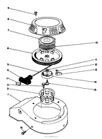 RECOIL ASSEMBLY (MODEL NO. 47PL0-3)